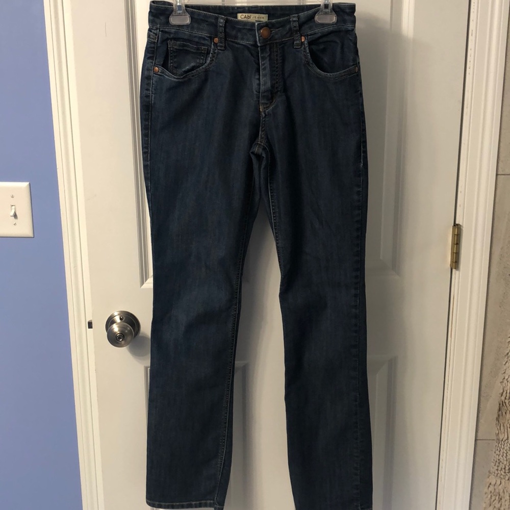 Cabi straight leg jean